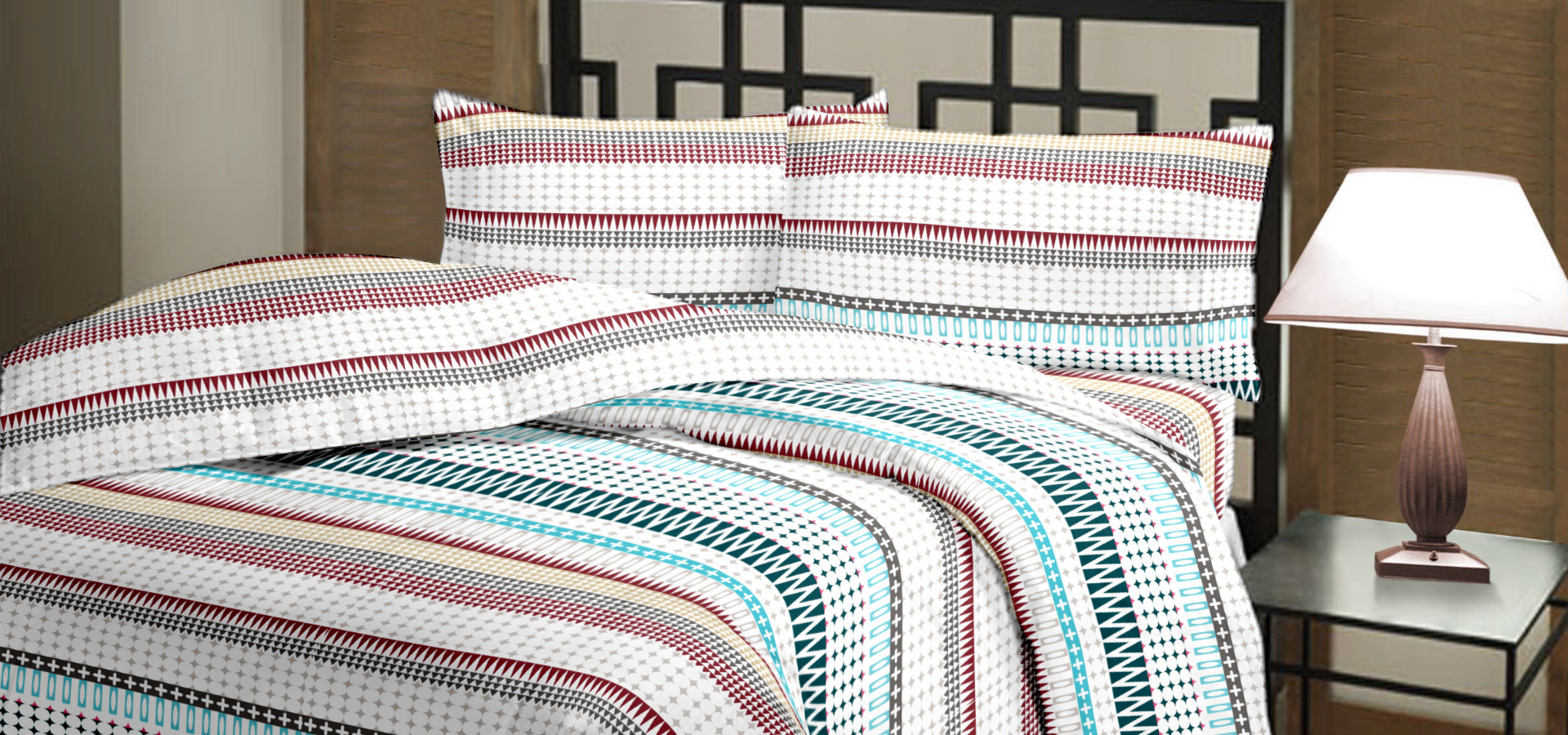 GEOMETRY 3D BED DRAPE