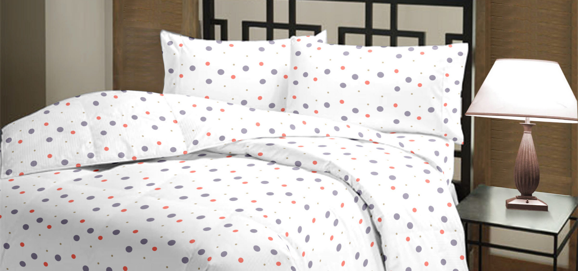 POLKA GREY BED